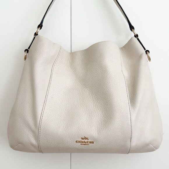 Coach Isabelle East West Pebble Leather Shoulder or Crossbody Bag - Picture 4 of 16